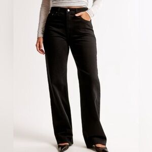 Abercrombie & Fitch 90s relaxed Jean black